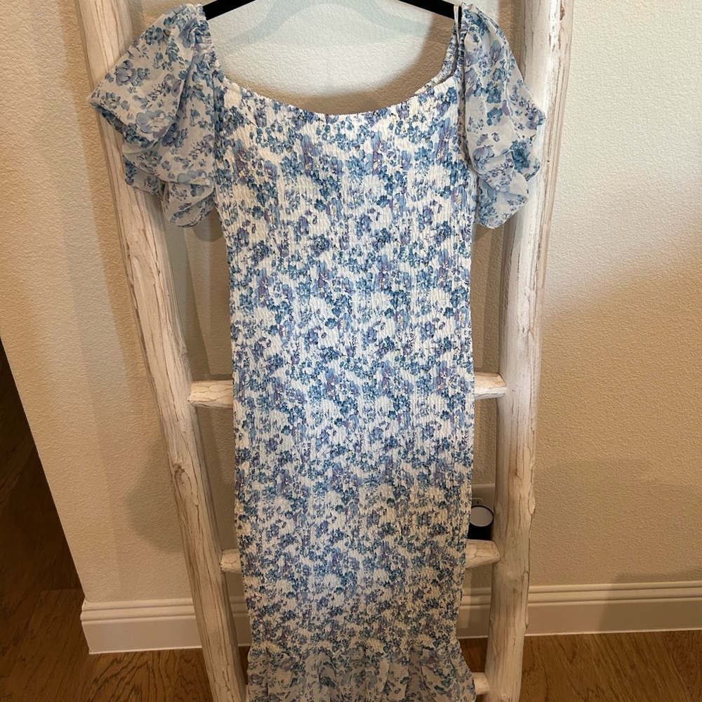 Hello Molly Blue Floral Dress